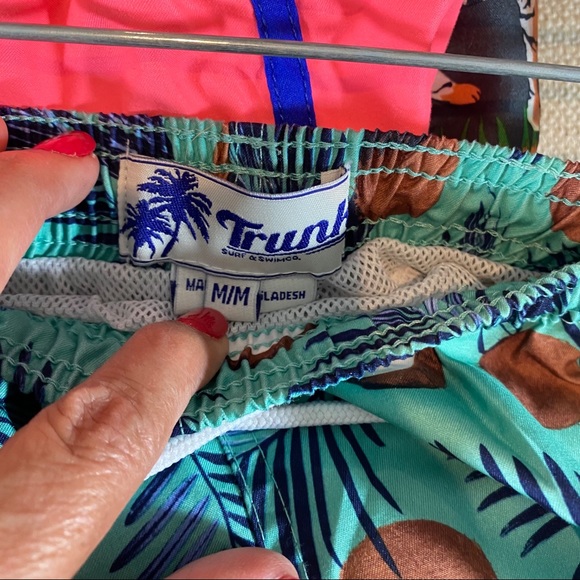 TRUNKS Shorts Surf & Swim Hybrid Shorts Men Medium Trunks Coconut palms mesh - Picture 6 of 6
